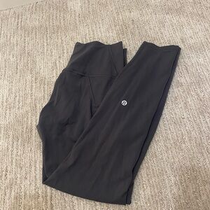 Black Leggings with Logo